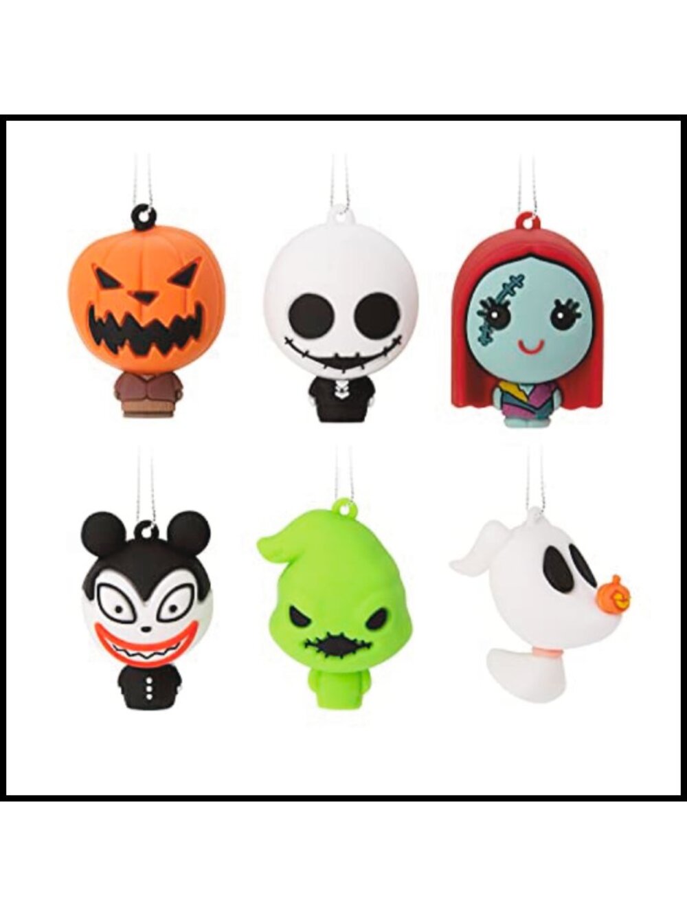 Hallmark Nightmare Before Christmas Mini Shatterproof Ornaments Set of 6